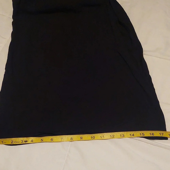 Aritzia Wilfred High Waisted Culotte Black Cropped wide leg pant M Elastic Waist - Picture 9 of 10